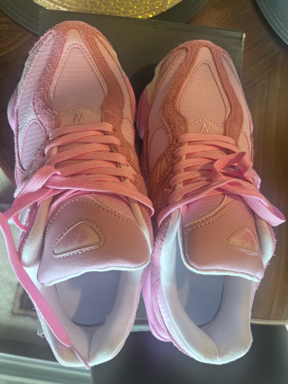 New Balance 9060 Cherry Blossom Athletic Shoes - Picture 8 of 8